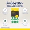 Das Bild zeigt Prüfplaketten für das Jahr 2026, die langlebig und wetterfest sind, hergestellt von Avery Zweckform in Deutschland.