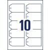 Stanzzeichnung Einzelbogen, Artikel: T2002-10, Anhänger, Format: 90 x 50 mm, 10 Anhänger/Bogen