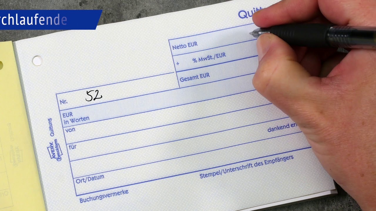 Quittungsblöcke günstig kaufen Avery Zweckform