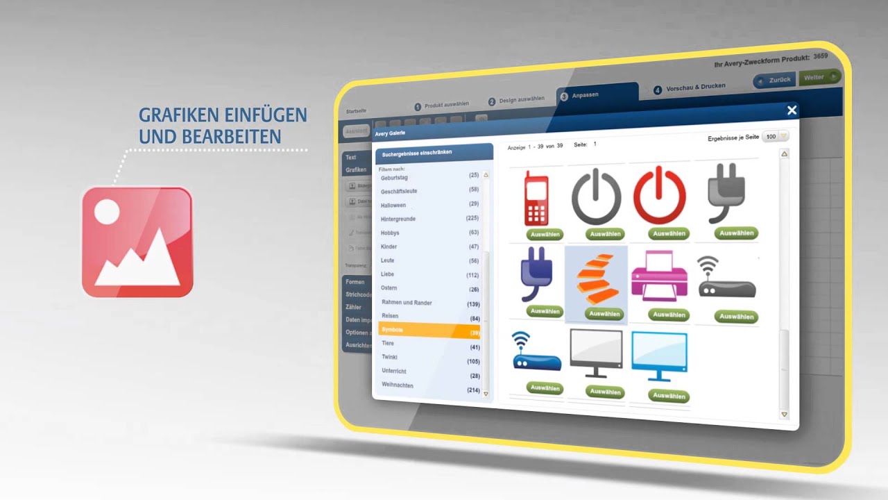 Anleitung Etiketten Mit Logo Gestalten Avery Zweckform
